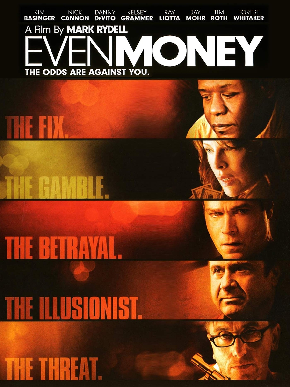 Even Money (Blu-ray) Kim Basinger Nick Cannon Danny DeVito Kelsey Grammer