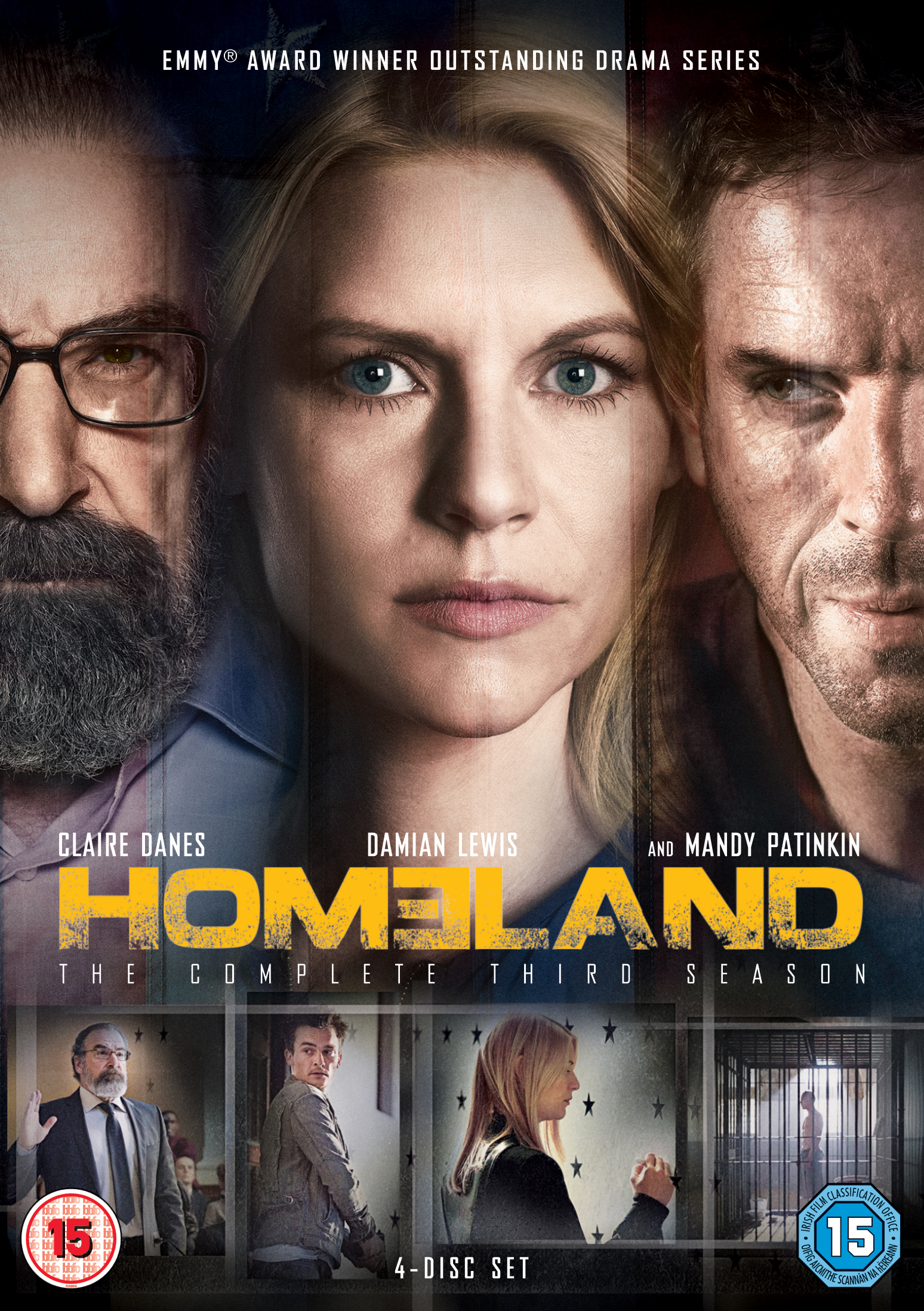 Homeland: The Complete Third Season (DVD) Morena Baccarin Damian Lewis