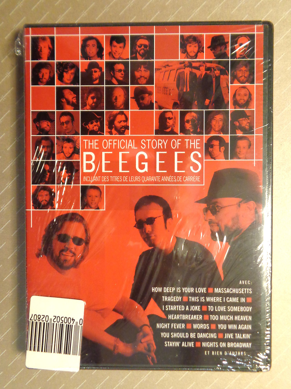 THE OFFICIAL STORY OF THE BEE GEES -  40 ANNEES DE CARRIERE - DVD 2001 SIGILLATO