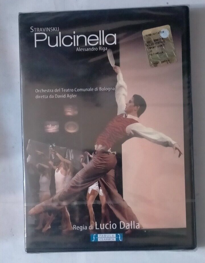 Pulcinella Stravinsky Agler Riga Lucio Dalla Dal Comunale di Bologna DVD Nuovo