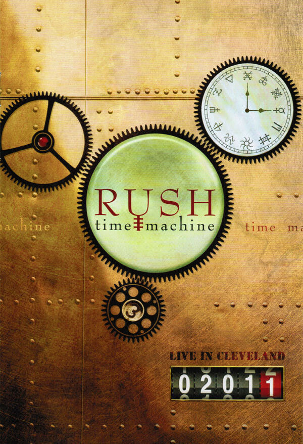 Rush Time Machine 2011 Live In Cleveland DVD (Eagle Vision) Nuovo e Sigillato