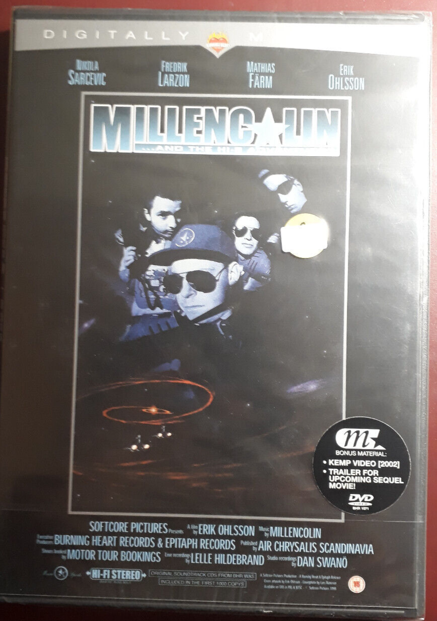 MILLENCOLIN- AND THE HI-8 ADVENTURES *DVD BRAND NEW SEALED NUOVO SIGILLATO