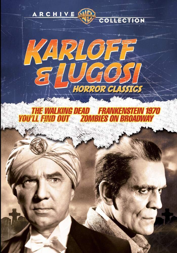 Karloff & Lugosi Horror Classics (DVD) Bela Lugosi Boris Karloff