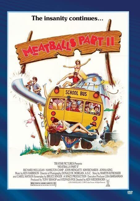 Meatballs Part II (DVD) Archie Hahn Hamilton Camp John Larroquette John Mengatti