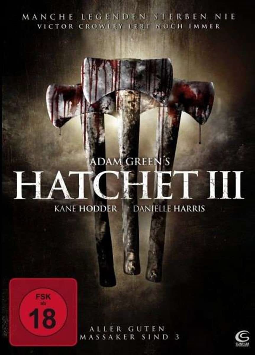 Hatchet 3 (DVD) Danielle Harris Kane Hodder Derek Mears Caroline Williams