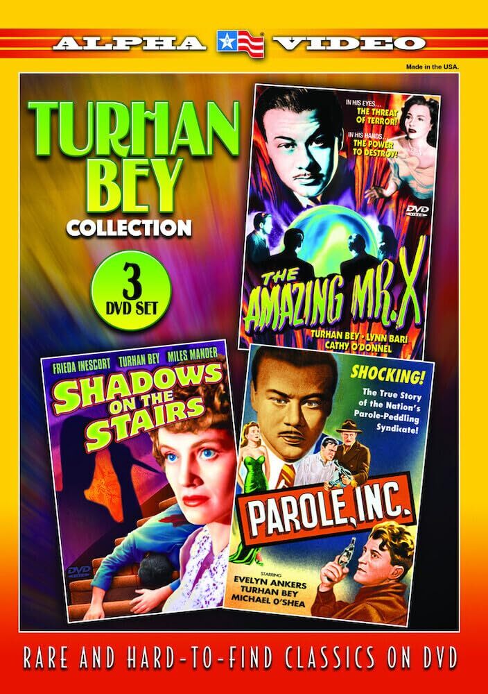 Turhan Bey Collection The Amazing Mr. X / Shadows on the Stairs / Parole I (DVD)