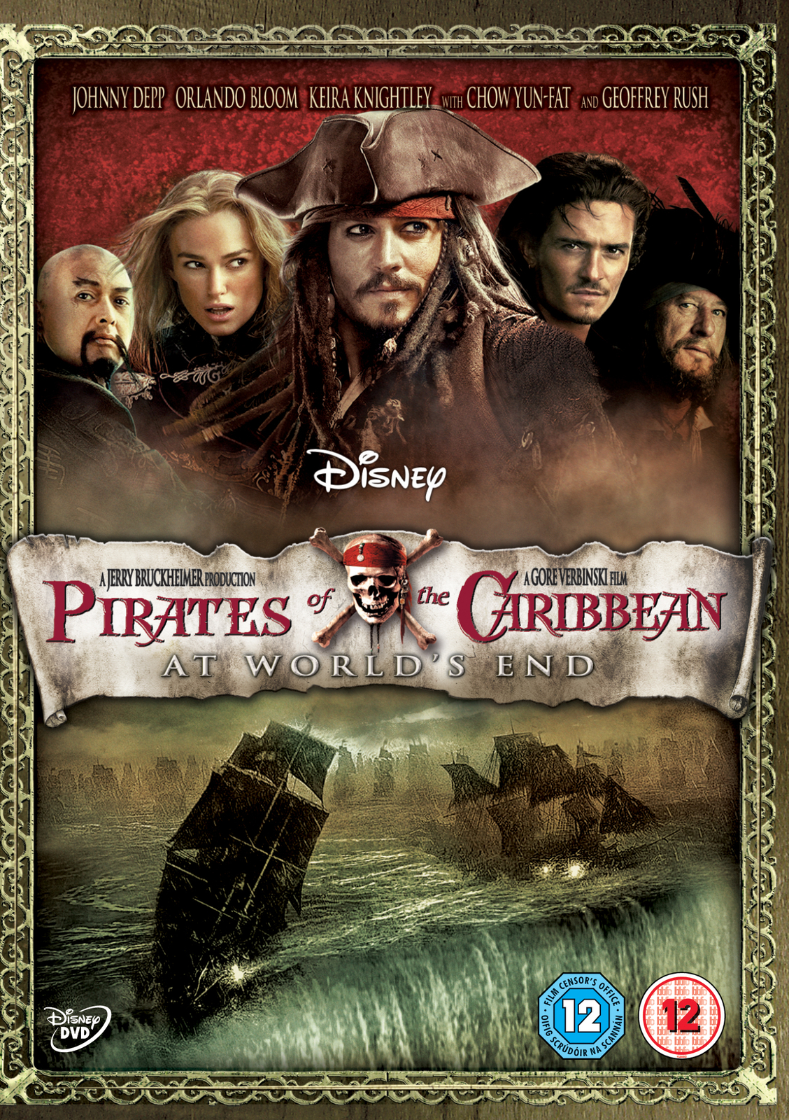 Pirates of the Caribbean: At World's End (DVD) Jonathan Pryce Bill Nighy