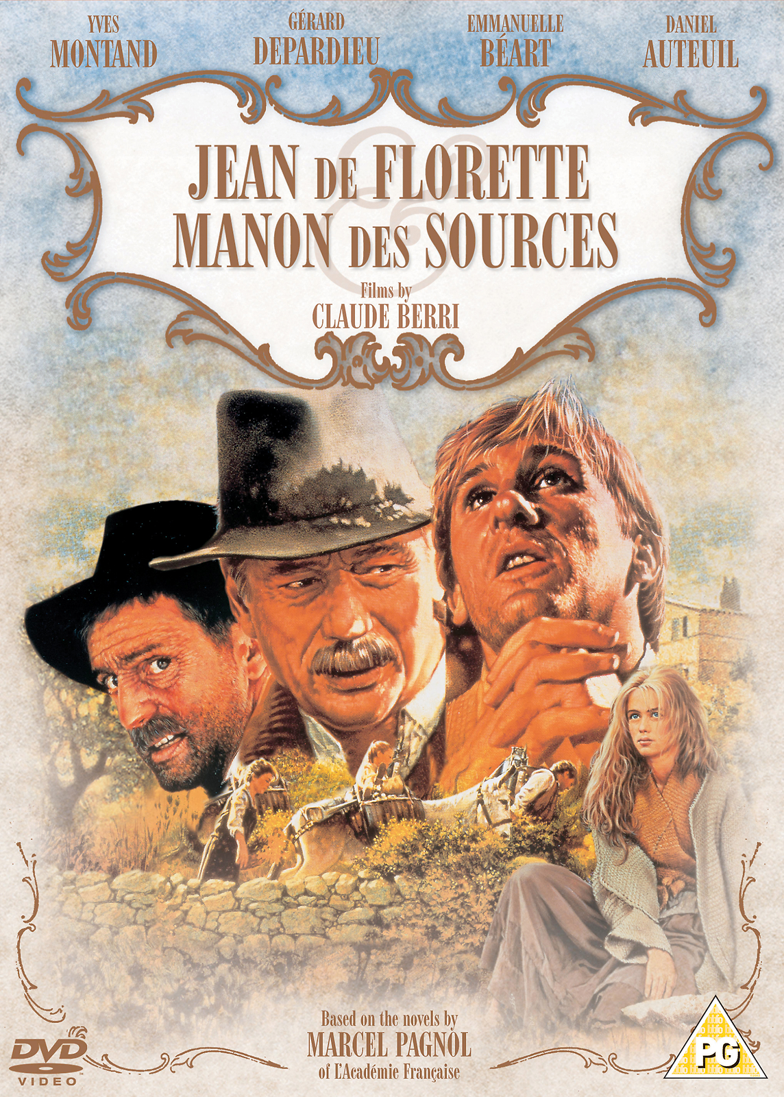 Jean De Florette/Manon Des Sources (DVD) Yves Montand Daniel Auteuil Andre Dupon