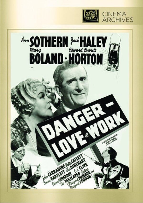 Danger - Love At Lavoro DVD (1937) - Ann Del Sud , Jack Haley, Mary Boland