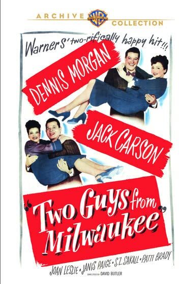 Two Guys From Milwaukee (DVD) Dennis Morgan Jack Carson Janis Paige Joan Leslie