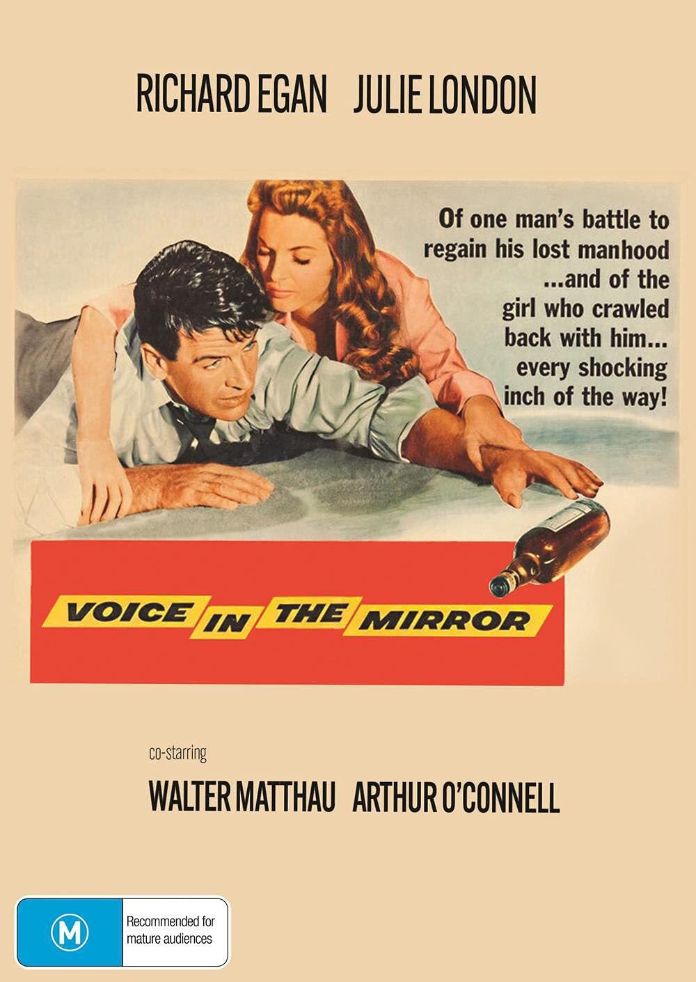 Voice in the Mirror (DVD) Richard Egan Julie London Walter Matthau Troy Donahue