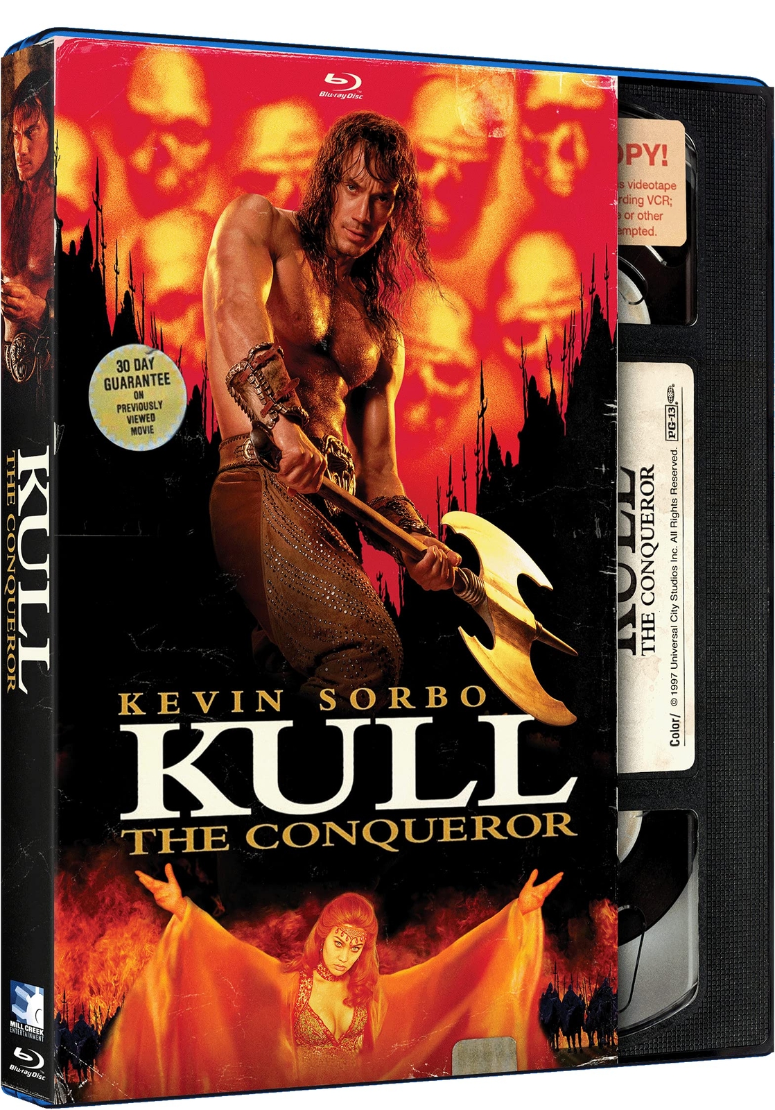 Kull The Conqueror - Retro VHS (Blu-ray) Kevin Sorbo Tia Carrere