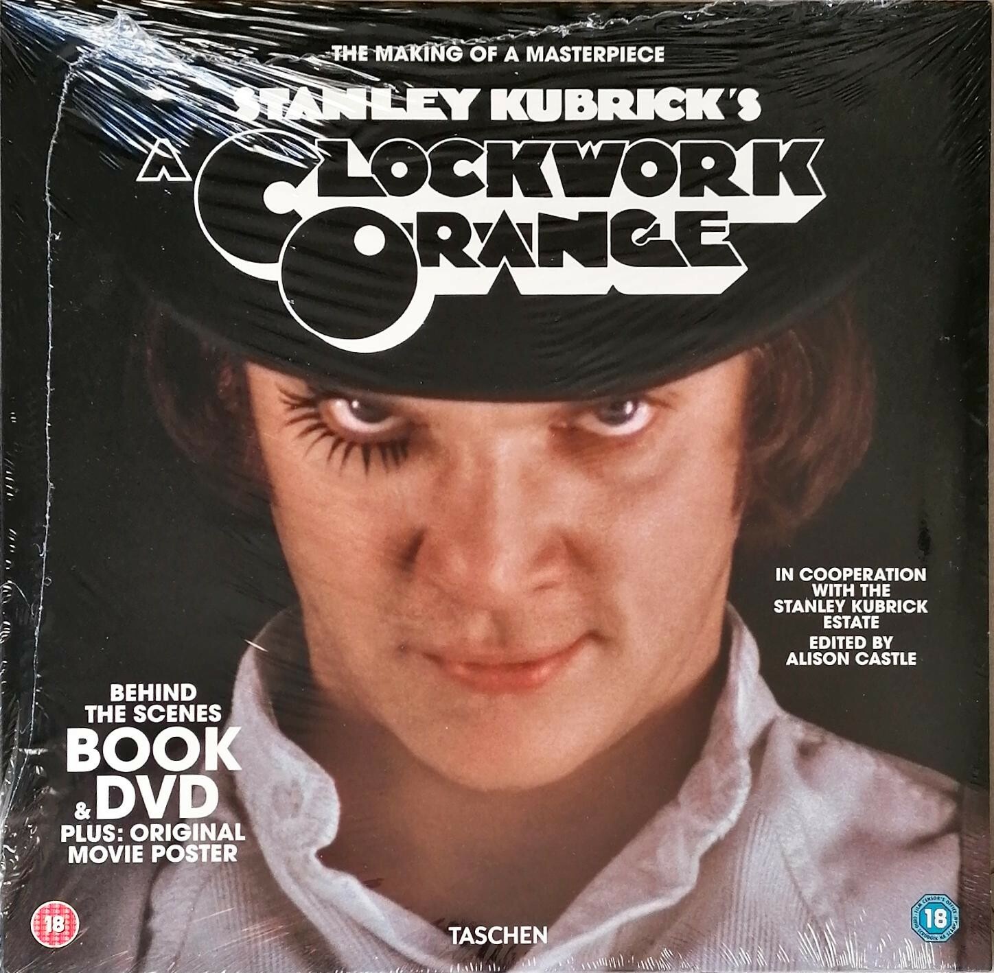 Arancia Meccanica A Clockwork Orange Stanley Kubrick Dvd + Book + Poster Sealed
