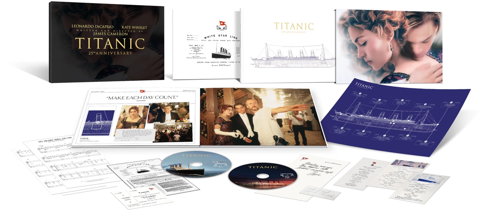 Titanic 2023 Collectors Edition (4K UHD Blu-ray) Leonardo DiCaprio Kate Winslet