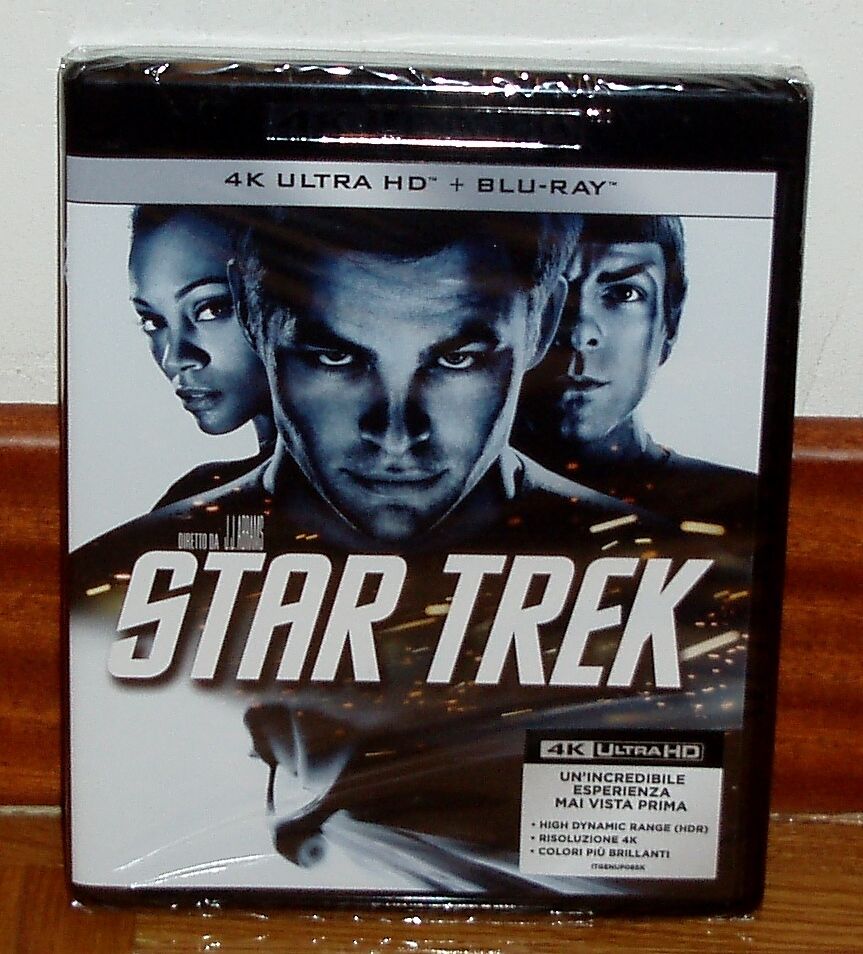 Star Trek 4K UHD+Blu-Ray Sigillato Nuovo Spagnolo Fantastico (Senza Aprire) R2