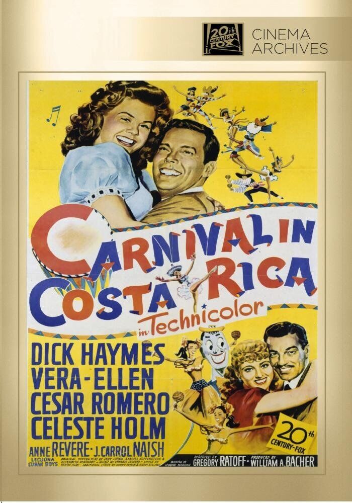 Carnival In Costa Rica (DVD) Dick Haymes Ernesto Lecuona Vera Ellen Celeste Holm