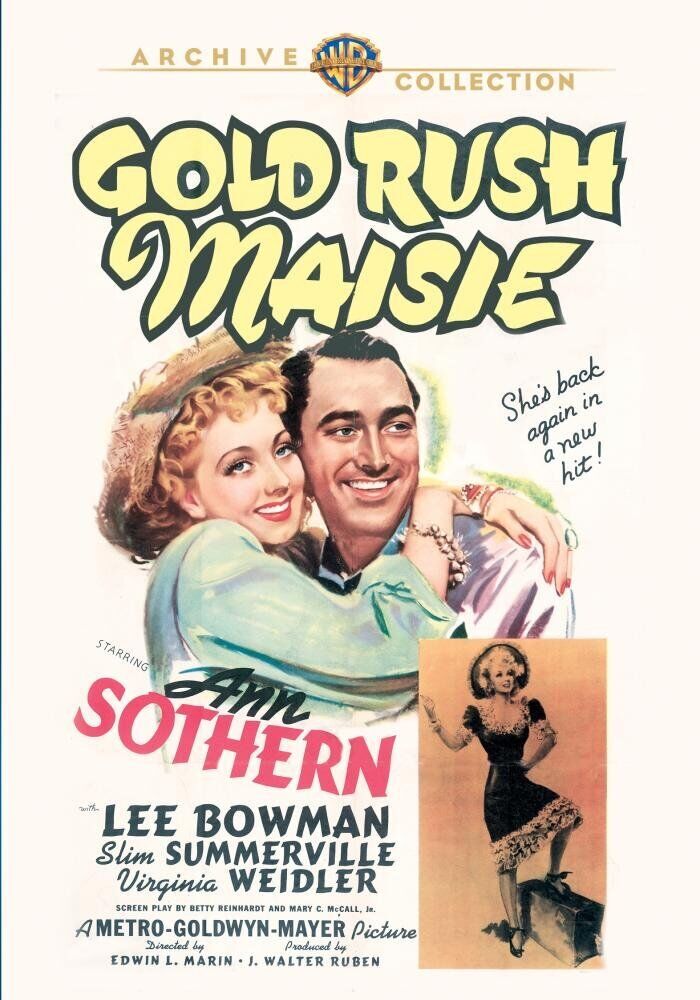 Gold Rush Maisie (DVD) Ann Sothern Charles Judels Eddy Waller Frank Orth