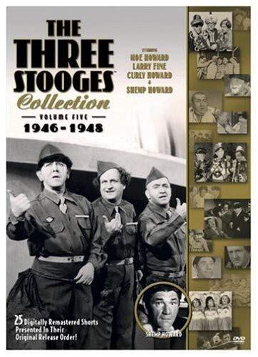 The Three Stooges Collection, Vol. 5: 1946-1948 (DVD) Curly Howard Larry Fine