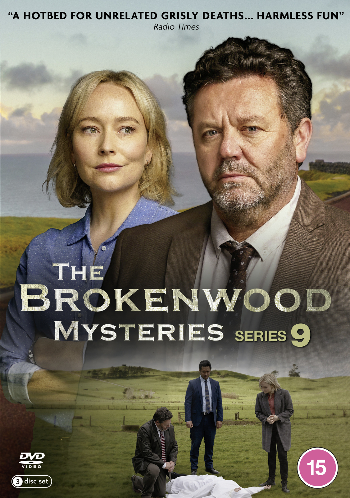 The Brokenwood Mysteries: Series 9 (DVD) Fern Sutherland Neill Rea Jarod Rawiri