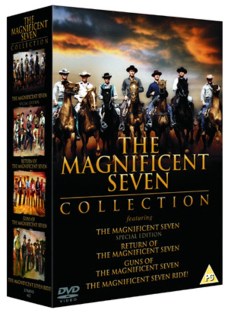 The Magnificent Seven Collection (DVD) Charles Bronson Eli Wallach James Coburn