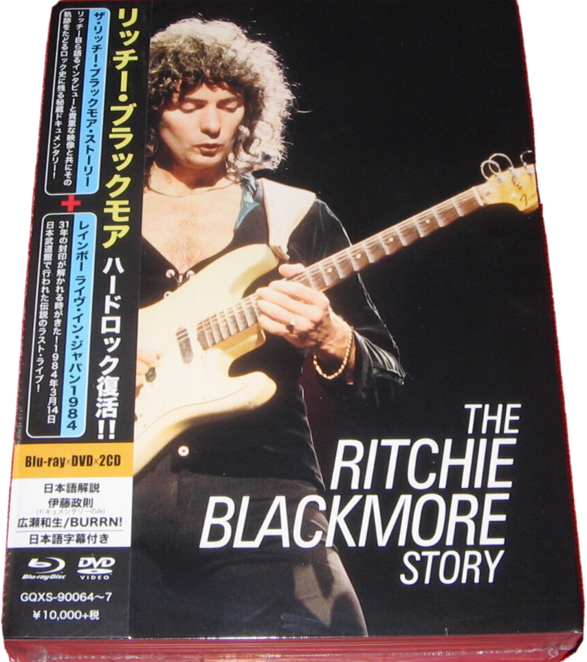 RITCHIE BLACKMORE STORY, RAINBOW LIVE IN JAPAN '84 GIAPPONE Bluray DVD + 2 CD