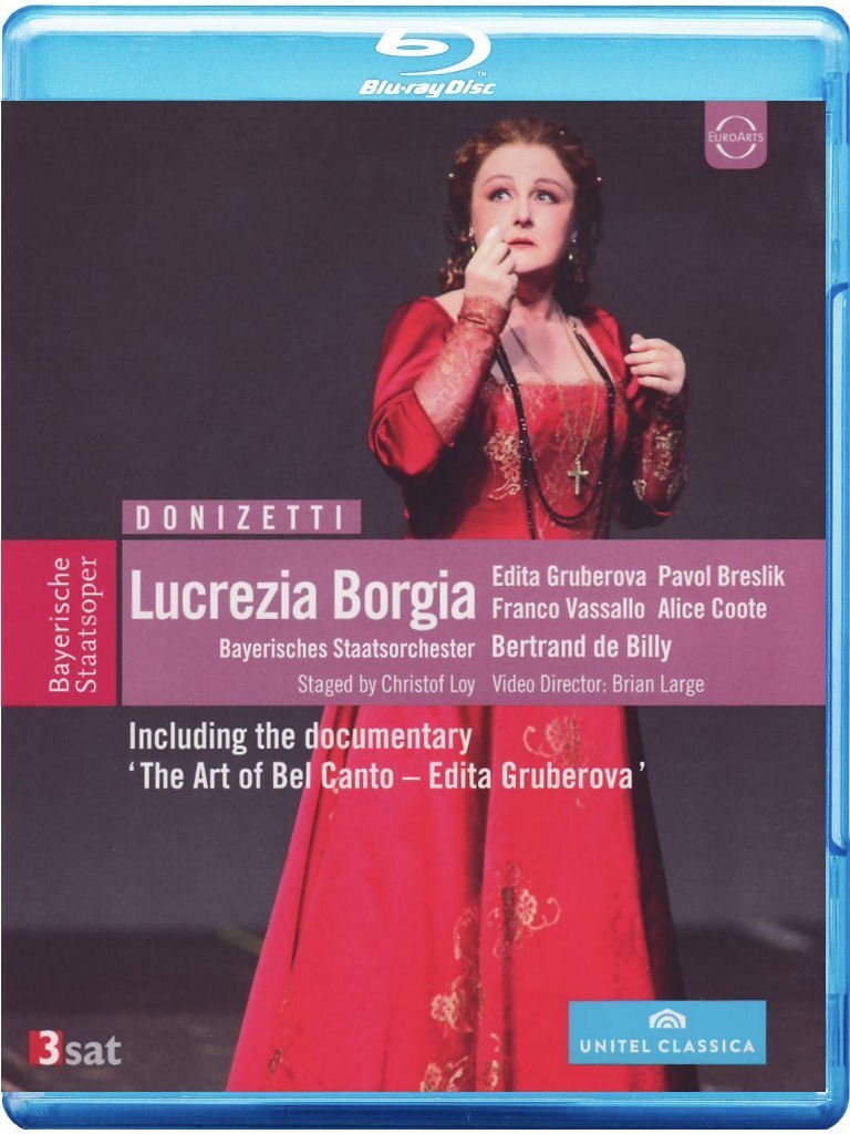 Donizetti: Lucrezia Borgia (Blu-ray) Alice Coote Bertrand de Billy Pavol Breslik