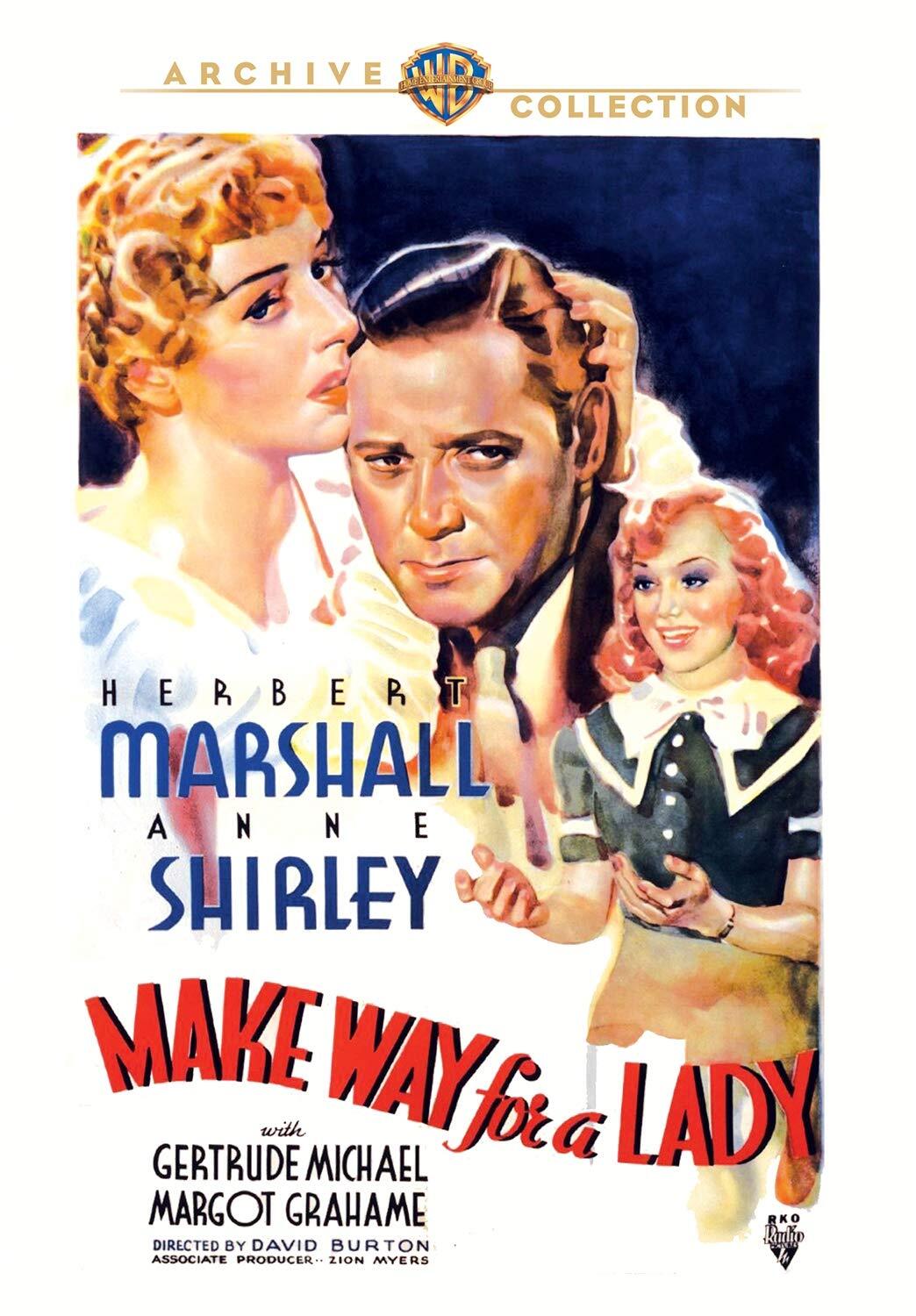 Make Way For A Lady (DVD) Taylor Holmes Gertrude Michael Herbert Marshall