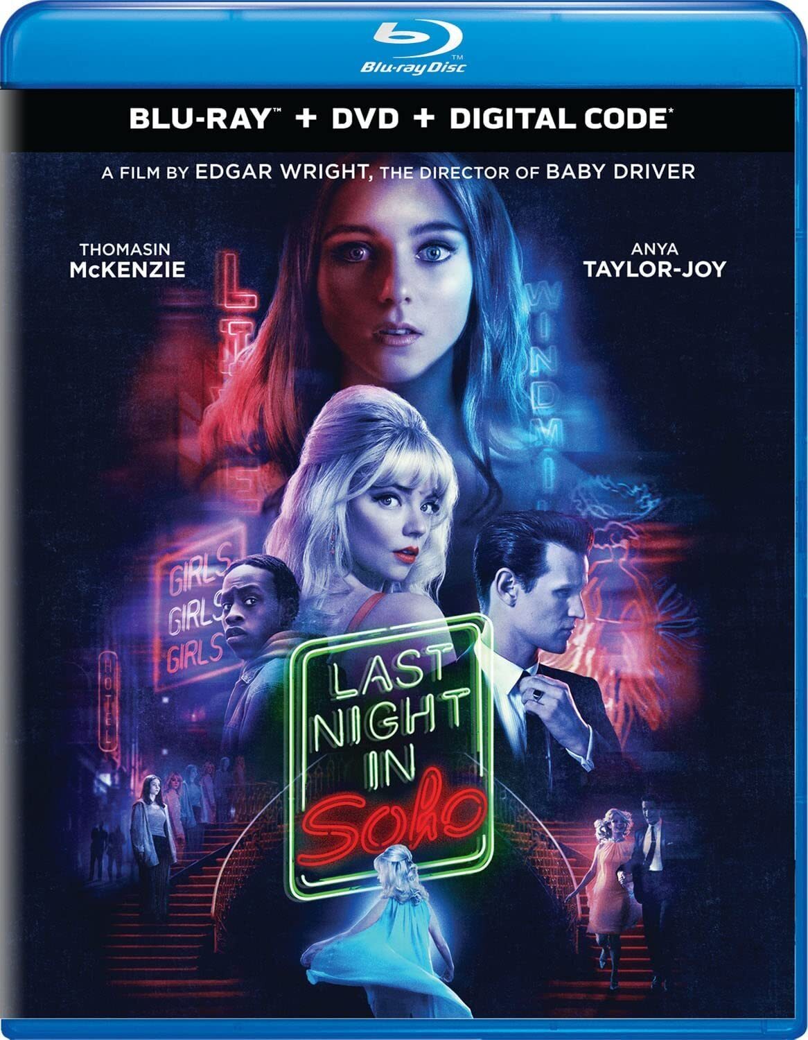 Last Night in Soho - Blu-ray + DVD + Digital (Blu-ray) Thomasin McKenzie