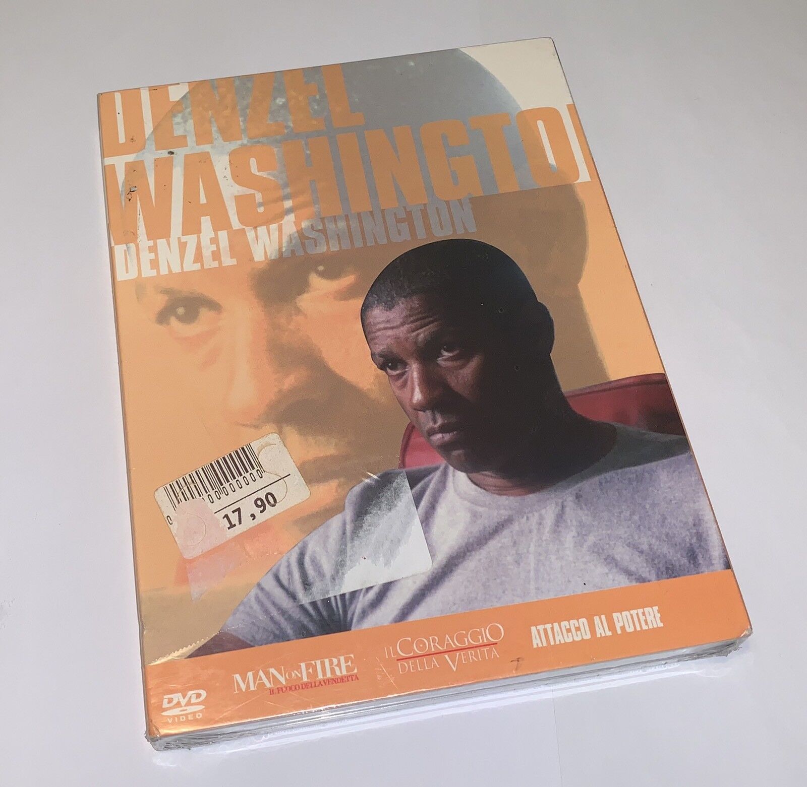 DENZEL WASHINGTON BOX DVD MAN ON FIRE IL CORAGGIO DELLA VERITA ATTACCO AL POTERE