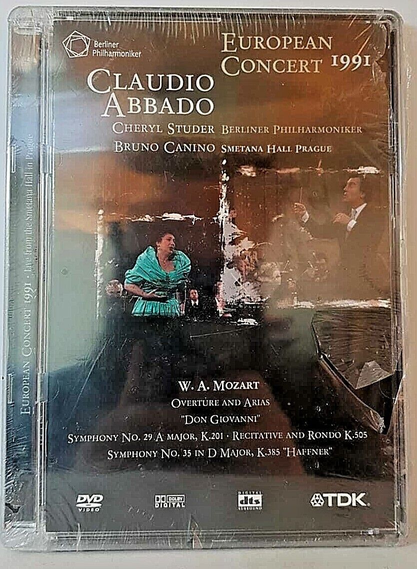 EUROPEAN CONCERT 1991 LIVE FROM THE SMETANA HALL IN PRAGUE - DVD NUOVO