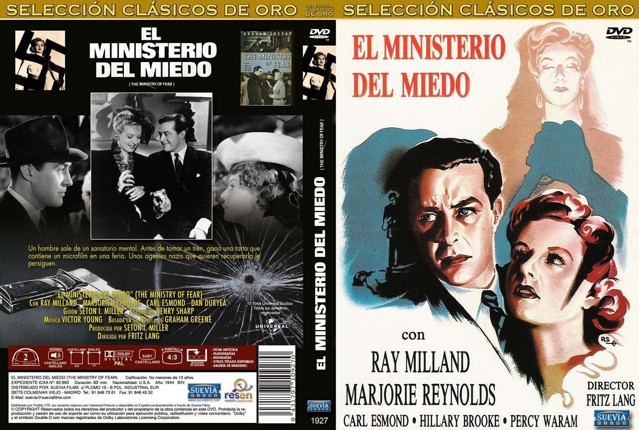 Clasicos de Oro-El Ministerio del Miedo  [DVD]