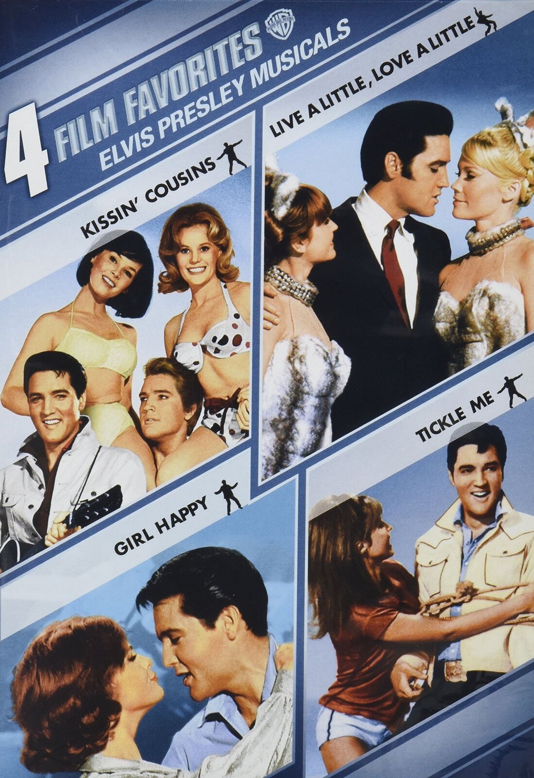 4 Film Favorites: Elvis Presley Musicals (Girl Happy / Kissin' Cousins / L (DVD)