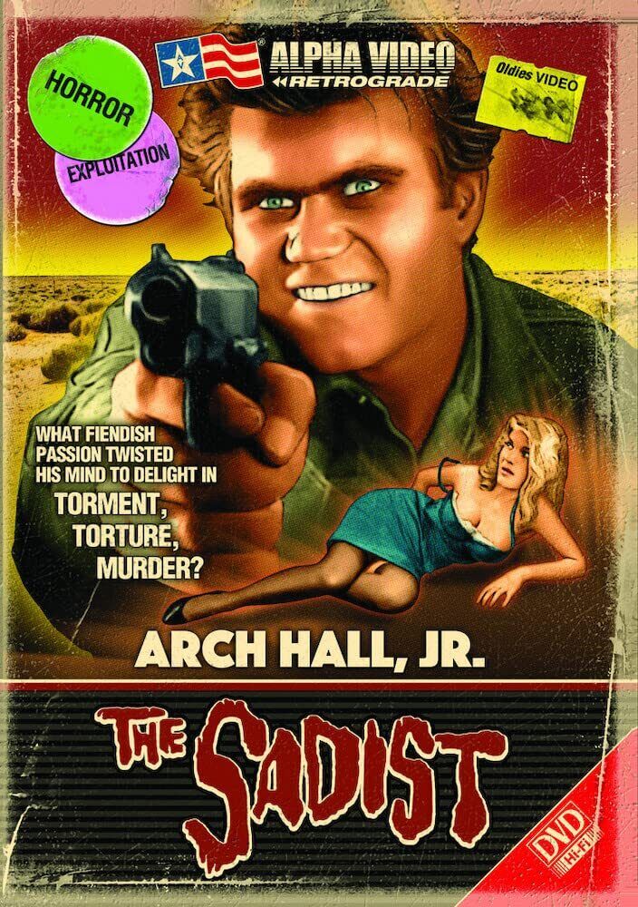 The Sadist (Retro Cover Art + Postcard) (DVD) Arch Hall Jr. Marilyn Manning Jr.