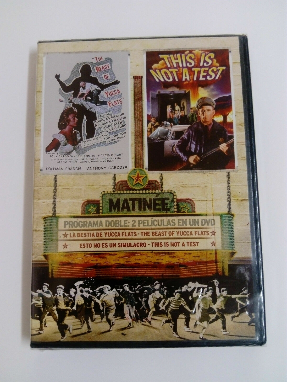 LA BESTIA DE YUCCA FLATS y ESTO NO ES UN SIMULACRO  Dvd Precintado 2 Peliculas