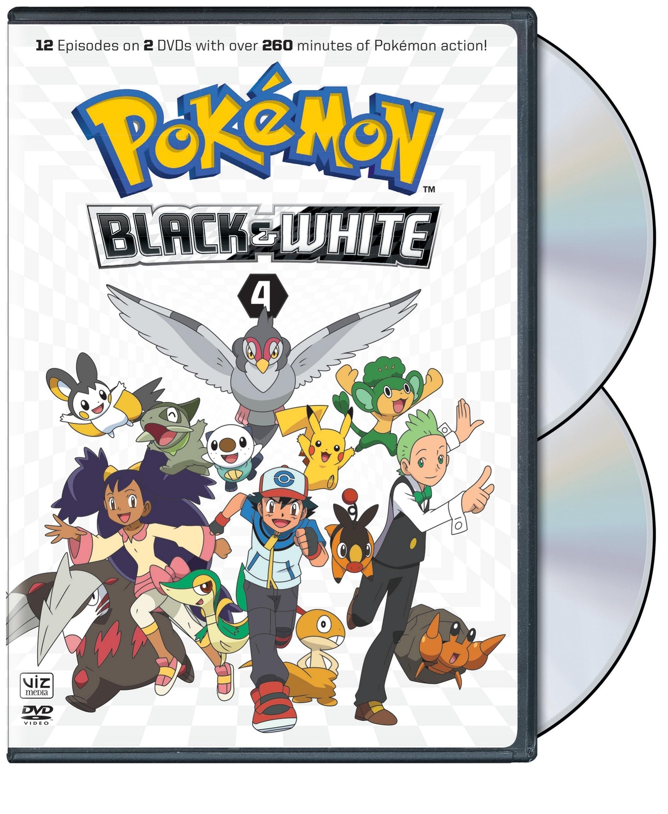 Pokémon Black & White 4 (DVD) Eileen Stevens Ikue Ohtani Jason Griffith