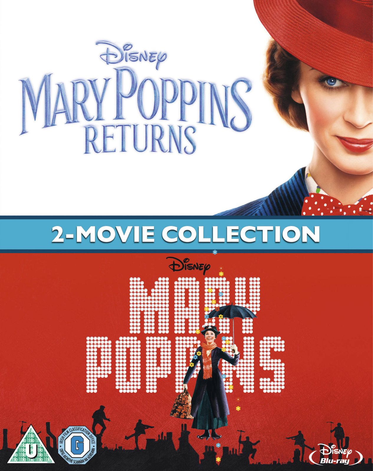 Mary Poppins: 2-movie Collection (Blu-ray) Emily Blunt Lin-Manuel Miranda