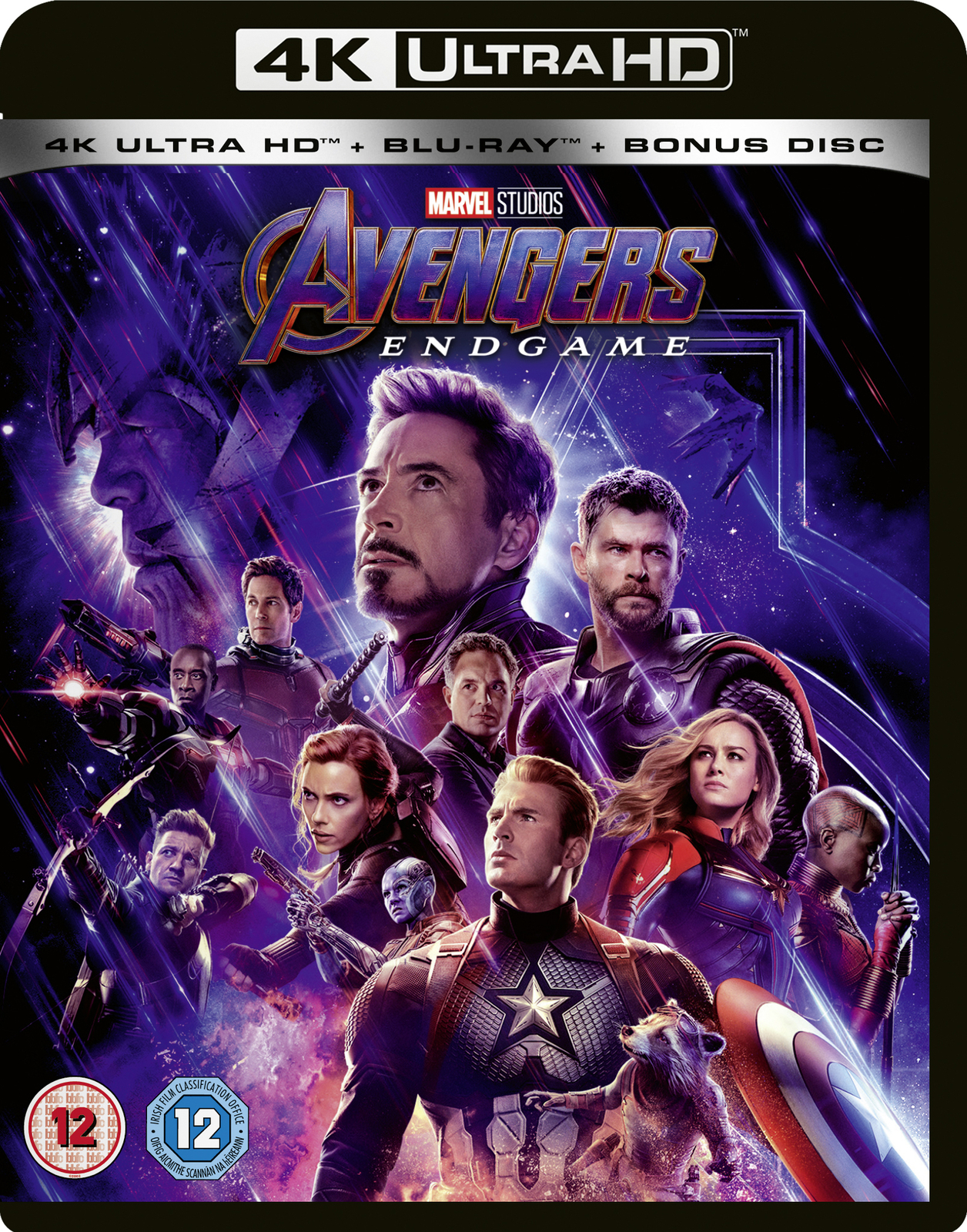 Avengers: Endgame (4K UHD Blu-ray) Benedict Cumberbatch Brie Larson Tom Holland