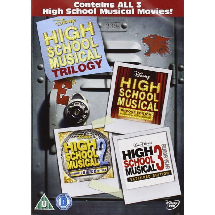 High School Musical Trilogy DVD Nuova