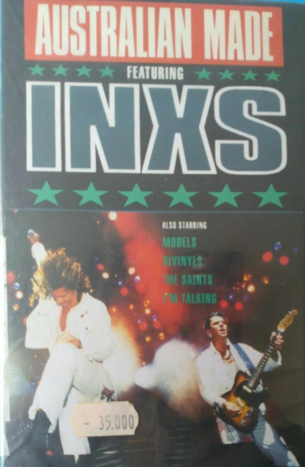 INXS AUSTRALIAN MADE LIVE PERFORMANCE VHS SEALED  VERY RARE, FOR COLLECTORS