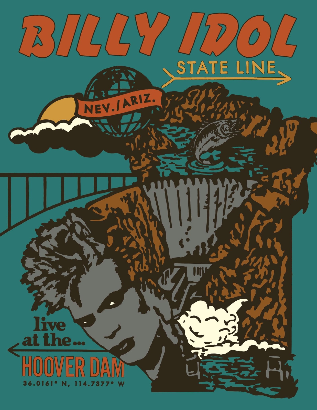 Billy Idol: State Line Live at the Hoover Dam