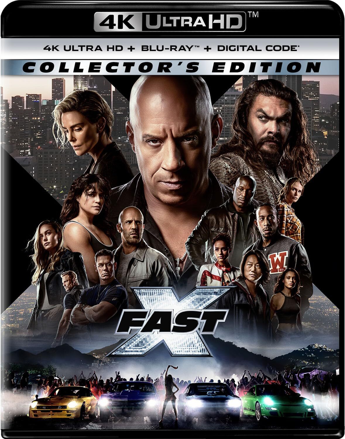 Fast X (4K Ultra HD + Blu-Ray + Digital) (4K UHD Blu-ray) Vin Diesel Jason Momoa