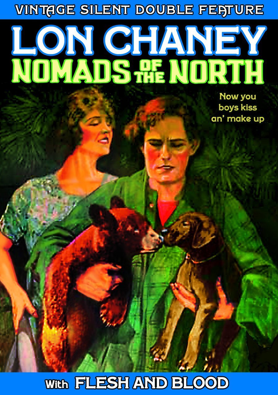 Lon Chaney Double Feature: Nomads of The North (1920) / Flesh and Blood (1 (DVD)