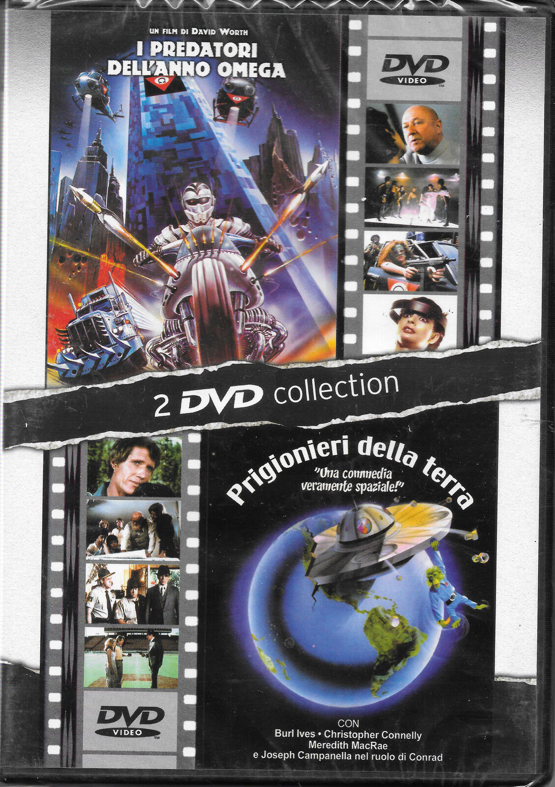 I PREDATORI DELL'ANNO OMEGA + PRIGIONIERI DELLA TERRA - 2 DVD NUOVO