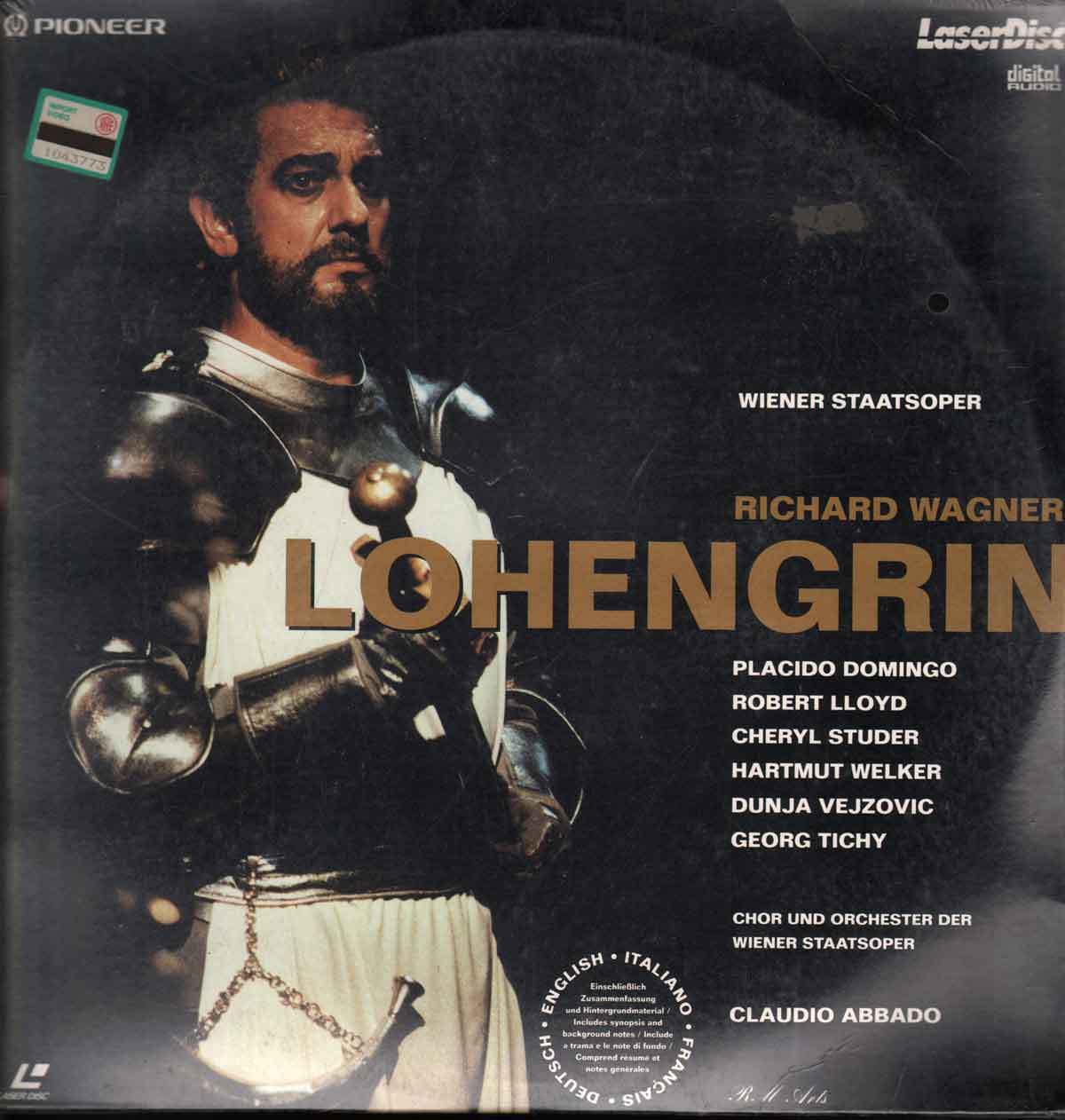Lohengrin LASERDISC R. Wagner / P.Domingo / C.Abbado Nuovo Sigillato