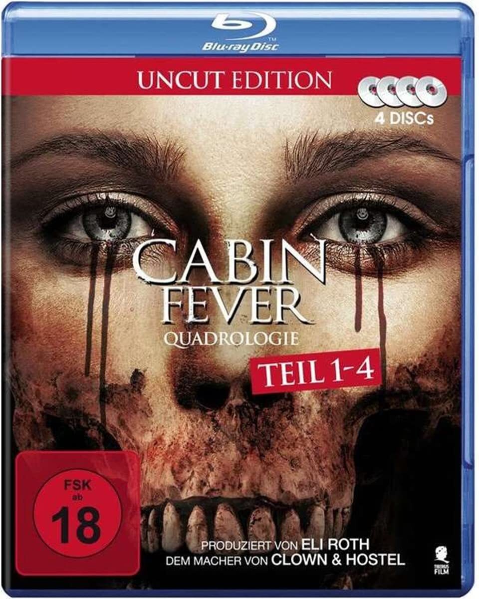 Cabin Fever Quadrologie (4 Disc-Set) (Blu-ray) Alexi Wasser Brando Eaton