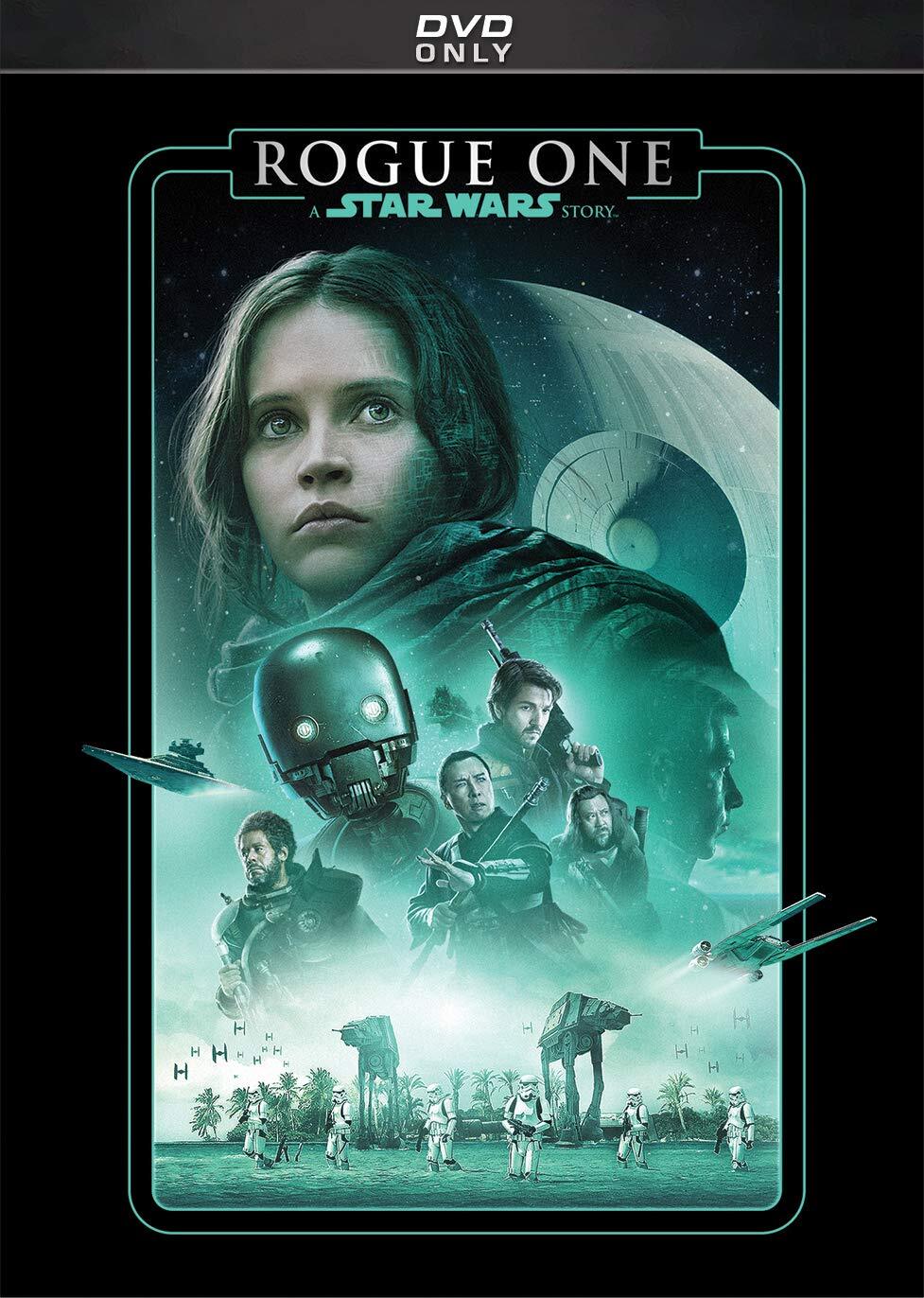 ROGUE ONE: A STAR WARS STORY (DVD) Felicity Jones Diego Luna Ben Mendelsohn