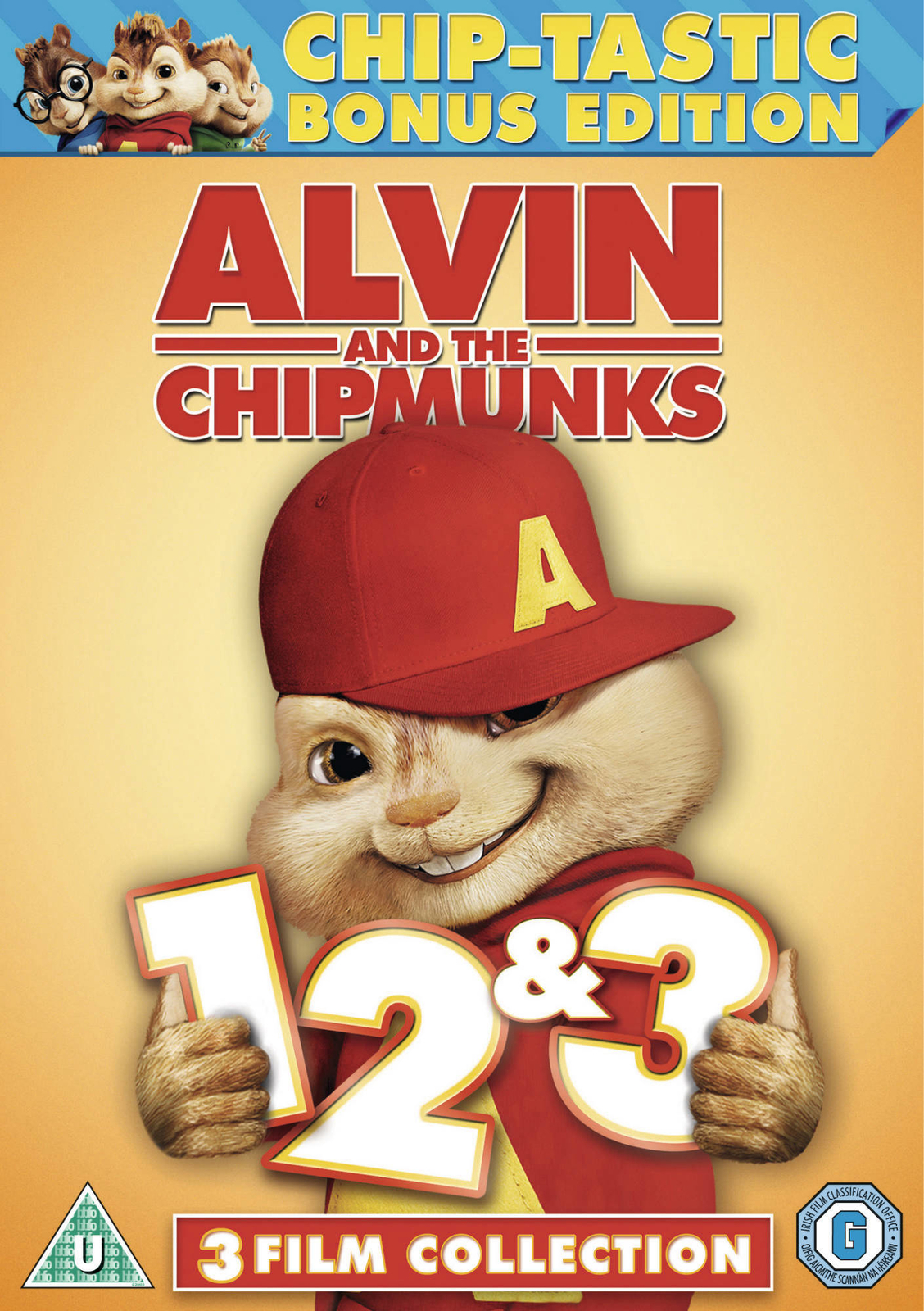 Alvin and the Chipmunks 1-3 (DVD) Cameron Richardson Zachary Levi Brando Eaton