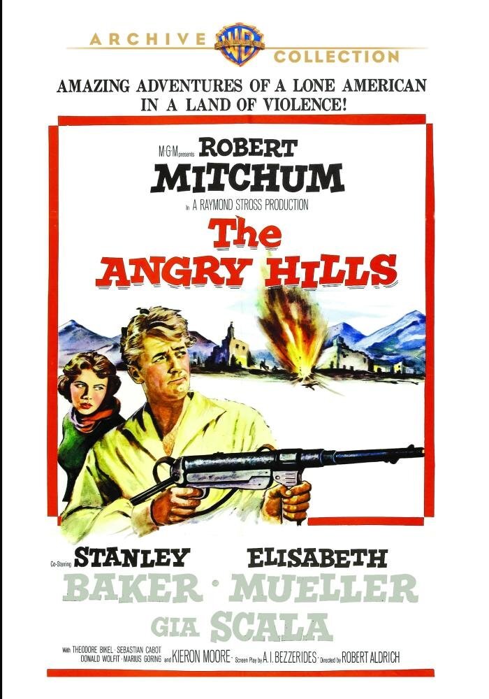 The Angry Hills (DVD) Stanley Baker Theodore Bikel Elizabeth Mueller Gia Scala
