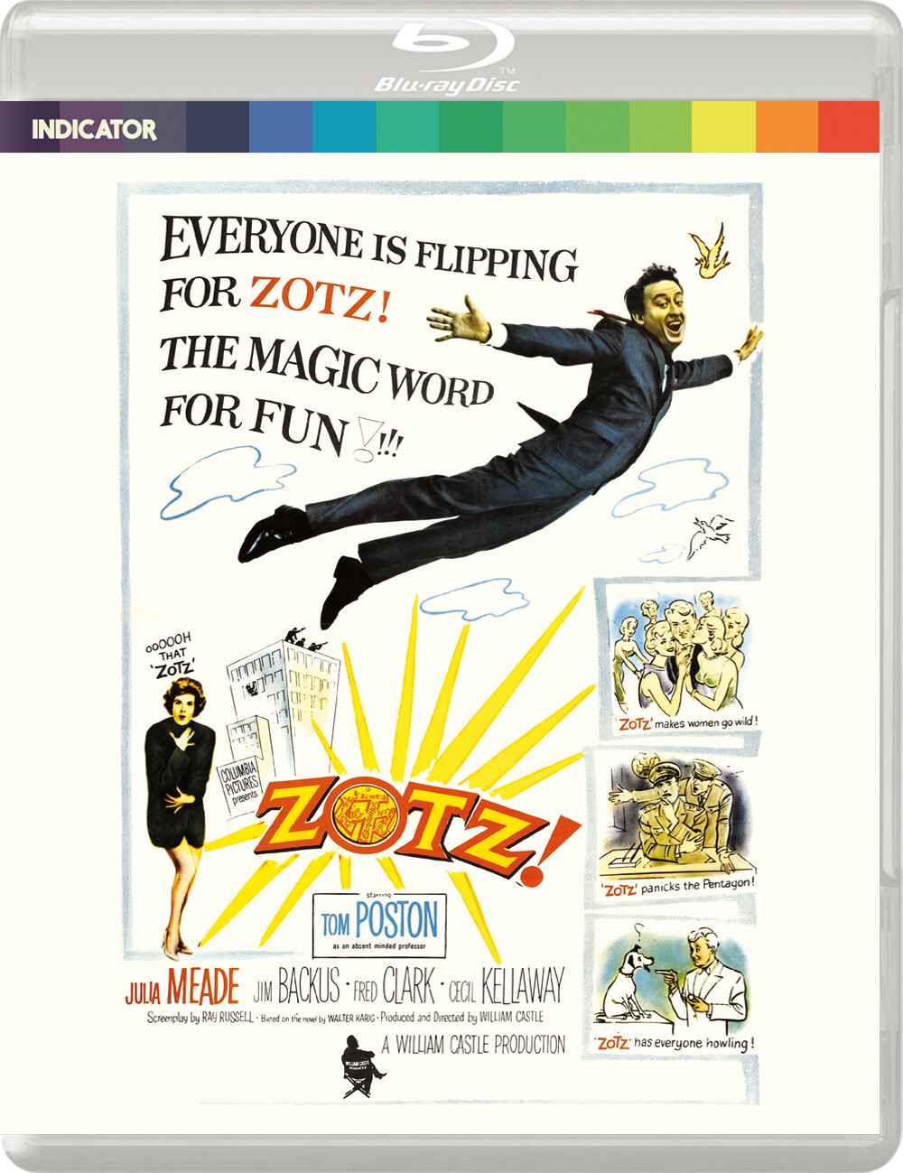 Zotz! (Blu-ray) Tom Poston Jim Backus Cecil Kellaway Zeme North James Millhollin