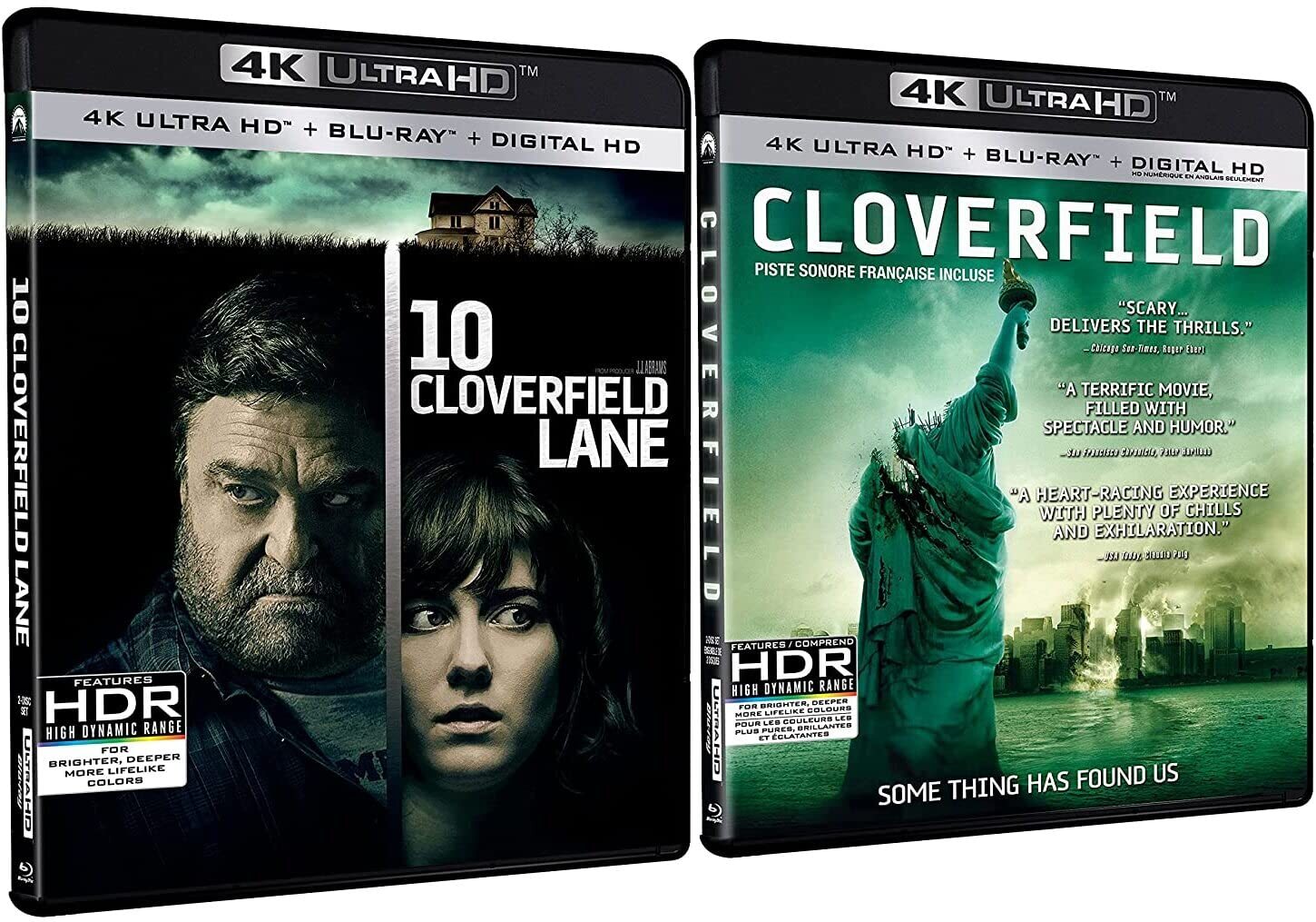 10 Cloverfield Lane/Cloverfield 2-Movie 4K UHD Collection (4K UHD Blu-ray)